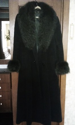 Пальто женское зимнее - стриженная лама, размер L (48). Без потертостей и повреж. . фото 8