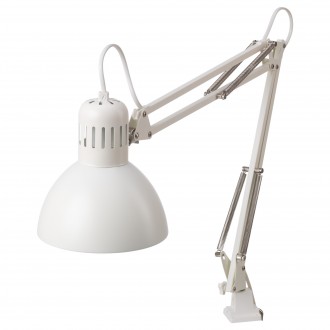 Лампа IKEA TERTIAL 703.554.55, белая (для настольного освещения и идеальных блик. . фото 2