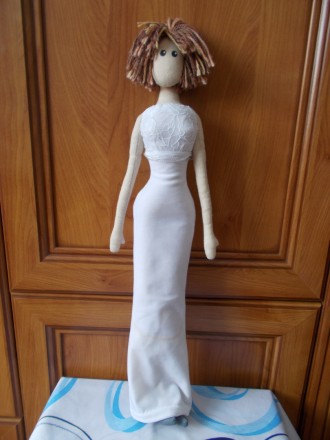 Кукла рост 49 см, выполнена из натуральных материалов.  Прекрасный подарок для д. . фото 2
