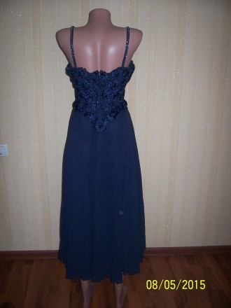 шикарное вечернее платье.брэнд Bianco/SNELL 100 % SILK / LINING 100 % RAVON/ PAR. . фото 5