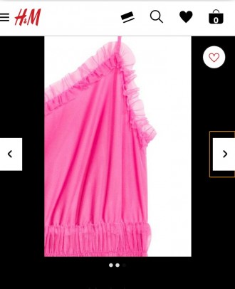 Розовое стильное, очень яркое платье НМ,размер европейский 38, качество супер. . фото 4