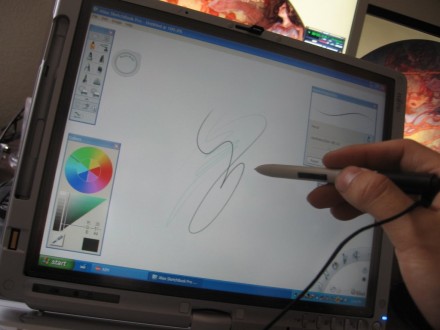 Ноутбук (Нетбук) Fujitsu Siemens LifeBook T4210 компактний, планшетний з поворот. . фото 13