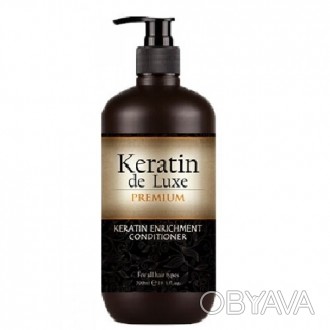 KERATIN DE LUXE идеально дополняет процедуру бережного мытья кератиновым шампуне. . фото 1