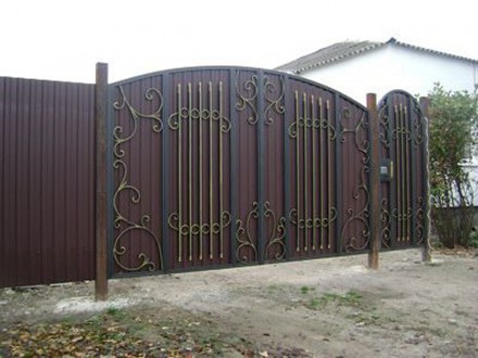 Наше предприятие предлагает изготовление ворот с металла разной толщины.Также до. . фото 4