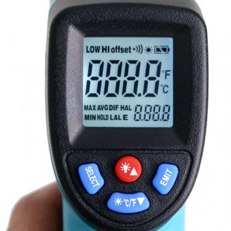 Бесконтактный инфракрасный цифровой термометр (пирометр) GM550 для дистанционног. . фото 3