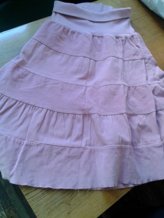Стильная фирменная итальянская велюровая юбка GOSSIP для девушки, размер M.. . фото 2
