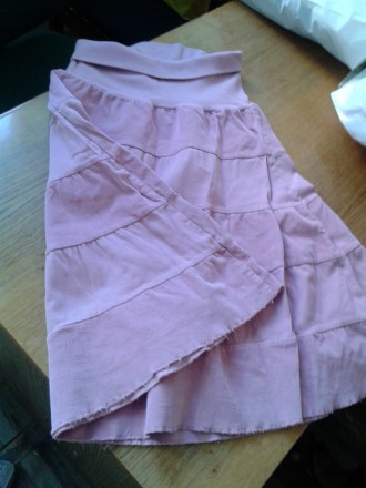 Стильная фирменная итальянская велюровая юбка GOSSIP для девушки, размер M.. . фото 3