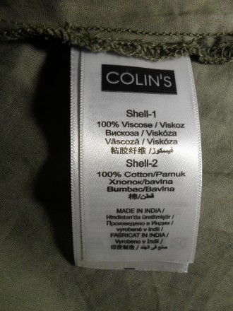 Продам женское платье фирма Colin’s, размер S. Цвет хаки, на подкладке, по талии. . фото 5