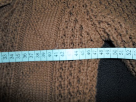 Женский кардиган коричневого цвета. ПОГ 47 см., длина от плечевого шва 63 см., д. . фото 4
