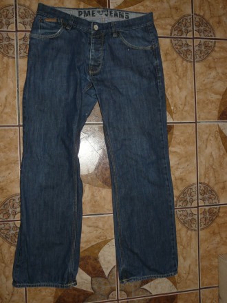 Брюки джинсы PME Legend type TR110  синие size xL/W33L32/52 100% хлопок.на наш 5. . фото 2