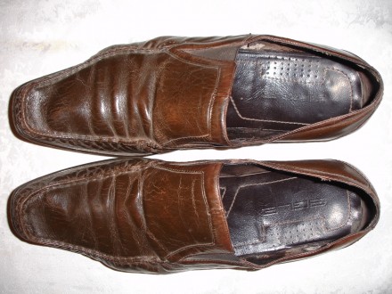 Туфлі 42-43 р. EGLE (вказаний розмір 42, але пасуватимуть на 43-ій), темно-корич. . фото 5