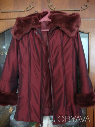 Зимняя куртка - тёплая - фабричная - размер 46-48. . фото 1