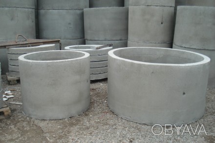 Изготовляем бетонные кольца высокого качества под заказ.Также доставим и установ. . фото 1
