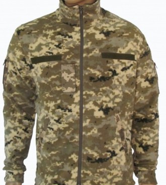 Куртки армейские флисовые светлый пиксель камуфляжные. Размеры в наличии : 44 - . . фото 4