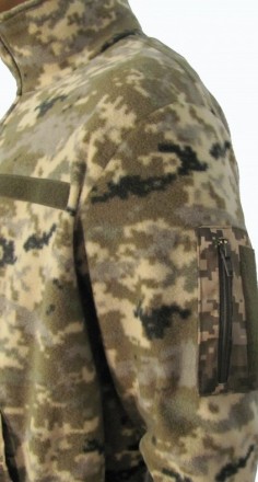 Куртки армейские флисовые светлый пиксель камуфляжные. Размеры в наличии : 44 - . . фото 3