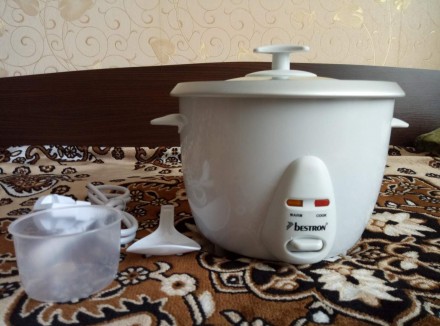 Компактная рисоварка,пригодная для всех видов риса.1,8 литровая съемная чаша.Инд. . фото 3