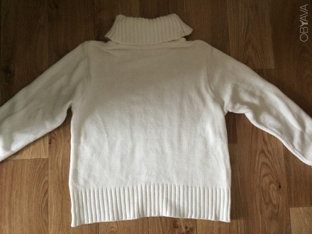 Белый свитер kenny s. в отличном состоянии.
размер 48.
В плечах - 43см 
в гру. . фото 5