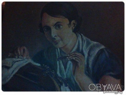 Копия картины В.А. Тропинина «Кружевница». На этой картине изображена молодая де. . фото 1