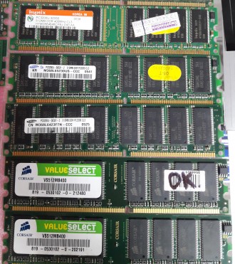 Оперативная память для настольного ПК DDR1-512mb
в наличии - 5шт
Состояние на . . фото 2
