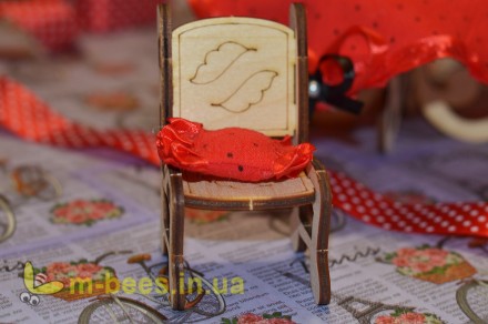 Набір іграшкових меблів + декор для столу та стільців
у червоному кольорі вигля. . фото 4