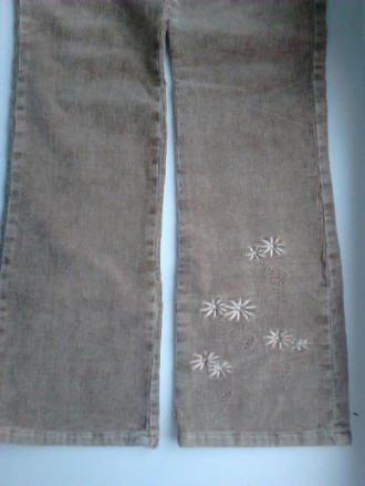 Продаю новые вельветовые (стрейч) штаны для девочки (покупались в Испании), разм. . фото 4