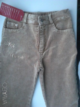 Продаю новые вельветовые (стрейч) штаны для девочки (покупались в Испании), разм. . фото 3