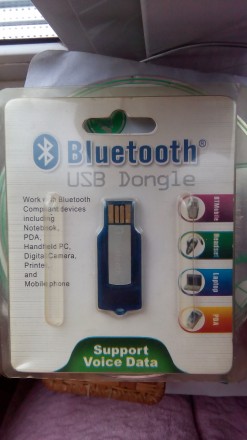 Bluetooth Usb Dongle Блютус адаптер аудио передатчик с диском. Рабочий, в компле. . фото 2