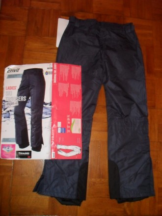 Новые ( в упаковке ) стильные бирюзовые женские брюки Crivit из мембранной ткани. . фото 8