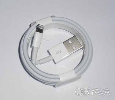 Продам новый 100% оригинальный кабель lightning usb для iPhone iPad iPod с компл. . фото 1