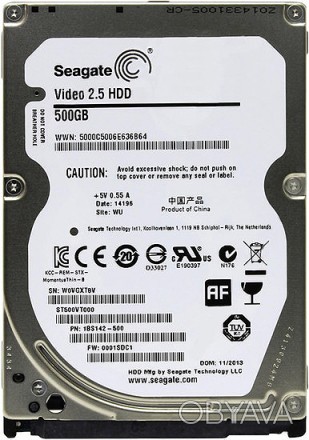 Жесткий диск Seagate Pipeline HD.2 500GB 5900RPM 3.5" (ST3500312CS) обладает ско. . фото 1