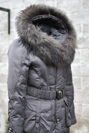 Продам пальто зимнее (пух 70%, перо 30%) в хорошем состоянии. Размер L. Натураль. . фото 3