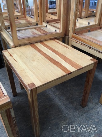 Продам столы деревянные б/у для кафе, бара. Столы деревянные б/у разного размера. . фото 1
