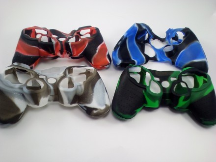 Силиконовые чехлы для джойстиков PS - 3 и Xbox 360 (камуфляж)(Blue-black)


С. . фото 2