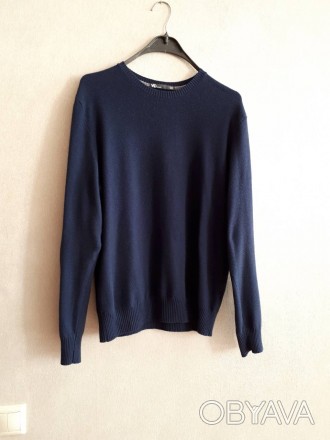 Красивий светр синього кольору VD VAN(M) 48р.
 Стан ідеальний. 
100% cotton.
. . фото 1