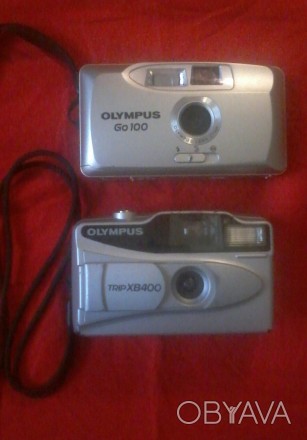 Продам пленочные фотоаппараты OLYMPUS моделей "Go 100" и  "Trip XB 400" всего по. . фото 1