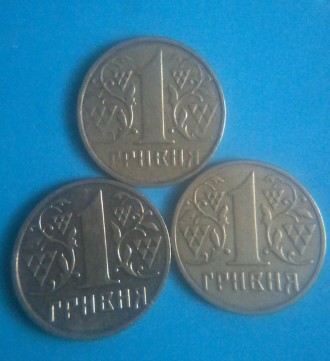 Предлагаю коллекцию монет Украины номиналом 1 гривна в количестве 12 штук + 1 юб. . фото 5