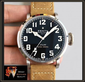 ZENITH – PILOT Type 20 EXTRA SPECIAL Automatic Stainless Steel - 45mm
Ref: 03.2. . фото 3