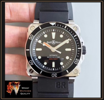 Bell & Ross - INSTRUMENT BR 03-92 DIVER Automatic Steel 42mm.
Ref: BR0392-D-BL-. . фото 3
