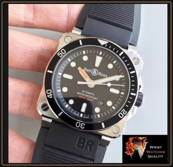 Bell & Ross - INSTRUMENT BR 03-92 DIVER Automatic Steel 42mm.
Ref: BR0392-D-BL-. . фото 4