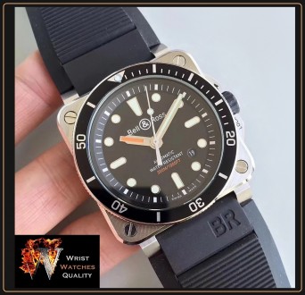 Bell & Ross - INSTRUMENT BR 03-92 DIVER Automatic Steel 42mm.
Ref: BR0392-D-BL-. . фото 2