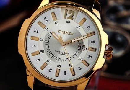 Наручные часы CURREN 8123 White Gold.
Стиль: бизнес.
Циферблат аналоговый. Цве. . фото 3