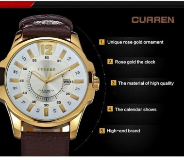 Наручные часы CURREN 8123 White Gold.
Стиль: бизнес.
Циферблат аналоговый. Цве. . фото 9