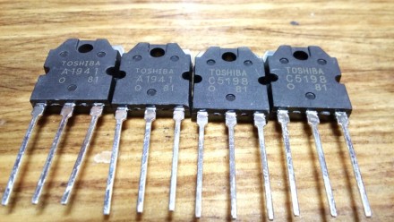 Продам нові біполярні транзистори 2SA1941\2SC5198. Ціна за 1 пару, при купівлі 2. . фото 2