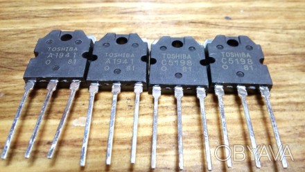 Продам нові біполярні транзистори 2SA1941\2SC5198. Ціна за 1 пару, при купівлі 2. . фото 1