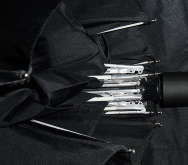 Продам новый зонт полный автомат.

Цвет: черный. 

Купол - 100 см., в сложен. . фото 7