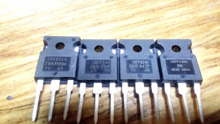 Продам нові польові транзистори IRFP240 IRFP9240. 200В, 20А, 150Вт. Ціна за1 пар. . фото 5
