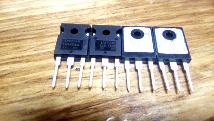 Продам нові польові транзистори IRFP240 IRFP9240. 200В, 20А, 150Вт. Ціна за1 пар. . фото 2