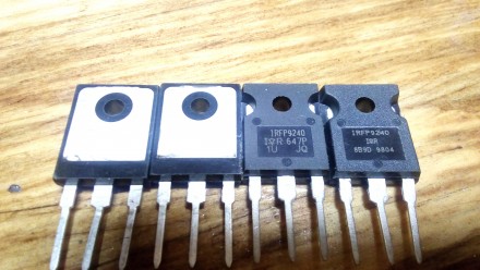 Продам нові польові транзистори IRFP240 IRFP9240. 200В, 20А, 150Вт. Ціна за1 пар. . фото 4