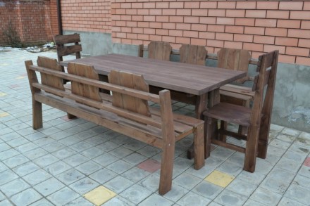 Изготовление Деревянной мебели из массива дерева, столы и стулья, уличные лавочк. . фото 8