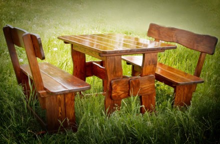 Изготовление Деревянной мебели из массива дерева, столы и стулья, уличные лавочк. . фото 12